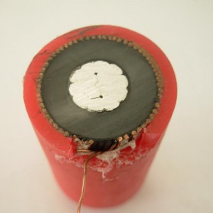 15KV 8,7 / 15KV Xlpe Copper Core MV strømkabel med metallisk rustning