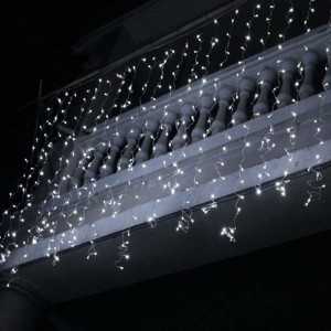 LED Icicle Lights Christmas Icicle Lights Udendørs Xmas String Lights Dekorationer