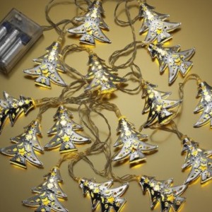 Jern juletræ streng lampe