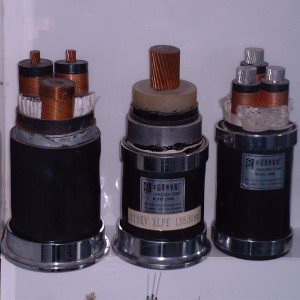 Kobber / aluminium 300 mm 400 mm enkeltkernekabel med metalkappe 220kv 110kv