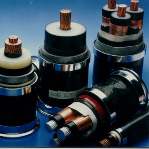 Vandtæt DC 300mm Enkeltkablet kabel Ekstra højspændings kobberkabel 220KV