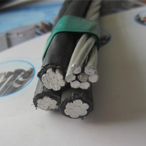 ABC-kabelfabrikanter aluminiumstrenget 4-kernet abc-snoet kabel