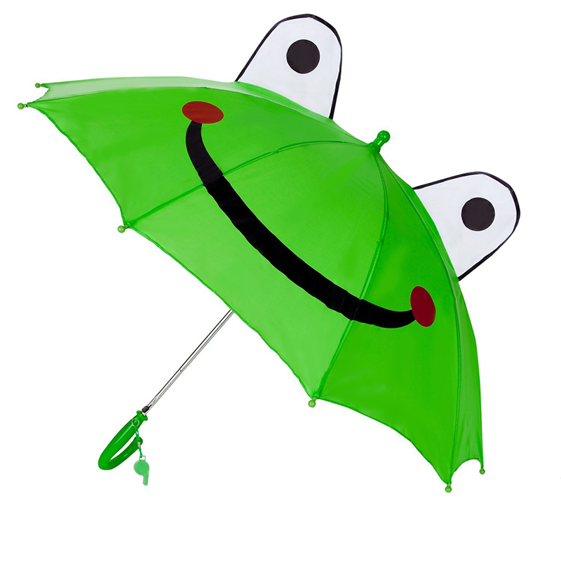 2019 engros børn parasol frog paraply kid brugerdefineret regn paraply