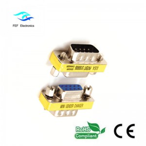 DB 9Pin han til DB 9Pin hunadapter Adgangskode: FEF-V-013