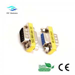 DB 9Pin han til DB 9Pin hunadapter Adgangskode: FEF-V-013