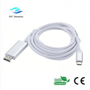 USB Type c til HDMI hankonverter ABS shell-kode: FEF-USBIC-013