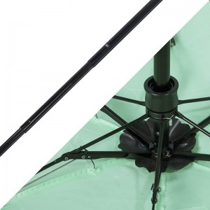 Metalramme Mindre 5 Klappende regnparaply til Parasolparaply til kvinder