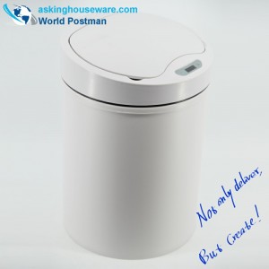 AKbrand automatisk induktiv støvsuger med elektrisk oplader, grå, 15 liter