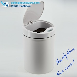 AKbrand automatisk induktiv støvsuger med elektrisk oplader, grå, 15 liter