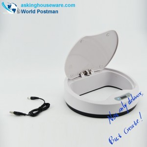 AKbrand automatisk induktiv støvsuger med elektrisk oplader, grå, 15 liter