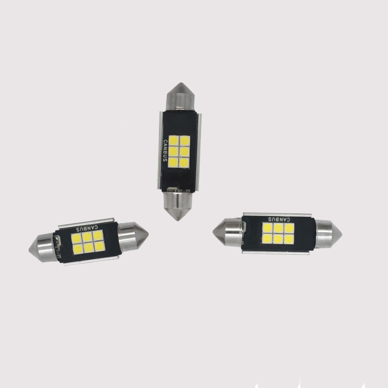 Ny Superlys CANBUS 3030 6smd C5W Festoon 31mm 36mm 39mm 42mm ledlys