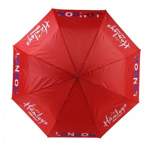 Paraply specialtryk engrossalg reklameartikler forfremmelse 3-fold paraply