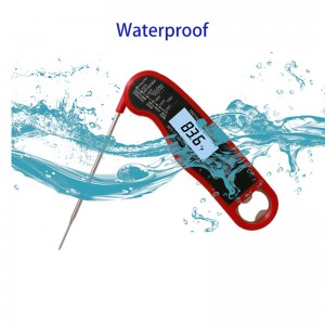 Smart digital vandtæt hurtigkvalitets madnetværktermometre med baggrundsbelysning flaskeåbningsåbner