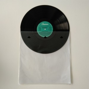 12 Anti-statisk rispapir LP indre ærme med brugerdefineret logo-udskrivning