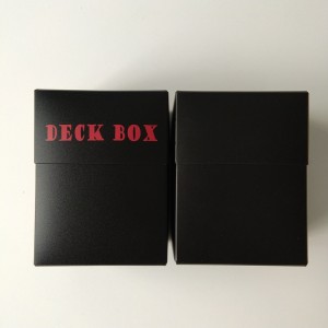 80+ Poly Black Deck Box til Pokemon / Yu-Gi-Oh og Magic Card