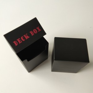 80+ Poly Black Deck Box til Pokemon / Yu-Gi-Oh og Magic Card