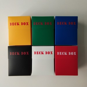 80+ Poly Black Deck Box til Pokemon / Yu-Gi-Oh og Magic Card
