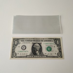 Deluxe Valutahylse Bill Papir note Pengemuffer