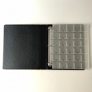 Møntsamlere Opbevaring Album Portfolios for Memorial Coins D-Ring