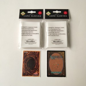 Hvid Matt Deck Protectors ærmer Standard størrelse MTG Pokemon