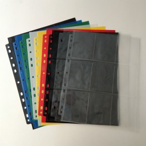 18 Pocket Collector Card Album-sider til MTG YGO Sport-kort med gul ikke-vævet foring