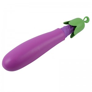 Kinesisk billig paraply Aubergine lille 3 foldbar grøntsag speciel brugerdefineret paraply
