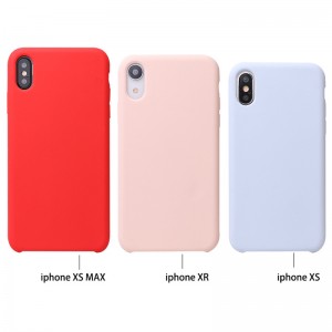 Til iphone plus mobiltelefon taske Blød flydende silikone TPU bagcover mobiltelefon taske