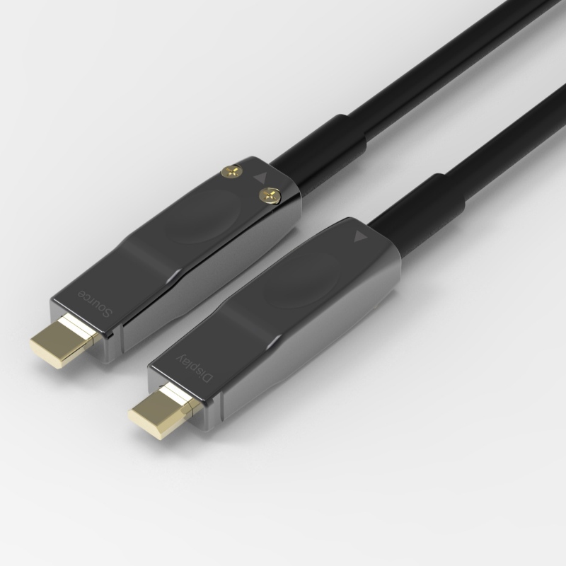 Aftageligt stik YUV 4: 4: 4 18,2 Gbps kabel 3D 4k 60 HZ Hdmi fiberoptisk kabel