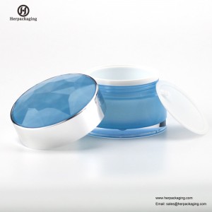 HXL212C Rundt tom kosmetisk krukke dobbeltvægsbeholder hudpleje krukke