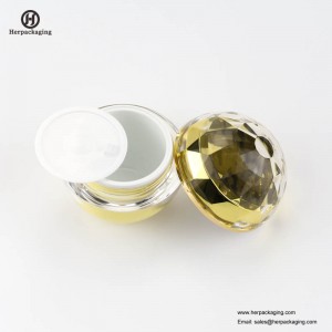HXL216A Rundt tom kosmetisk krukke dobbeltvægsbeholder Hudpleje