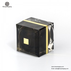 HXL233 firkantet akrylflaske og krukke til hudplejecreme Tom kosmetisk krukke Dobbeltvægsbeholder hudpleje