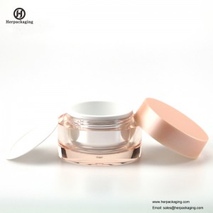 HXL238 luksus rund tom akryl kosmetisk krukke