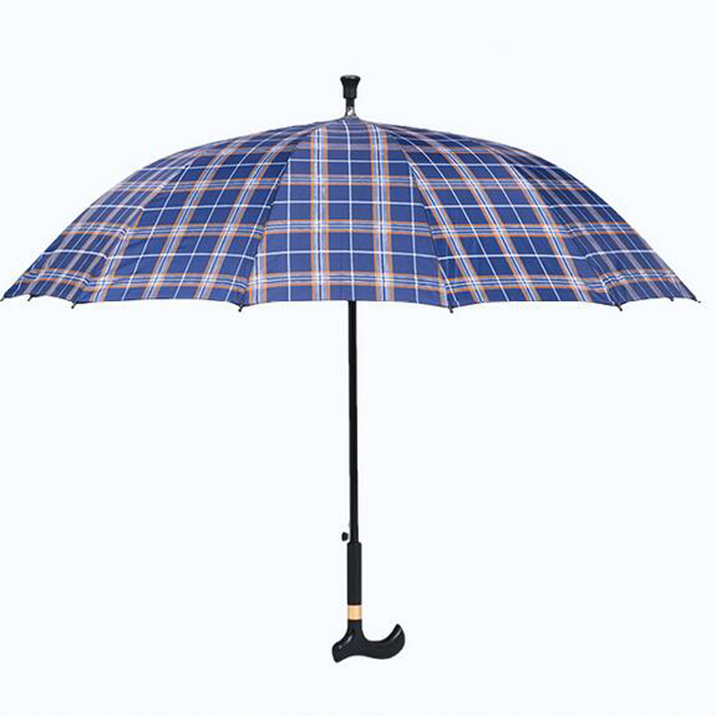 Walking Crutch Paraply af høj kvalitet med logo-udskrivning til regn