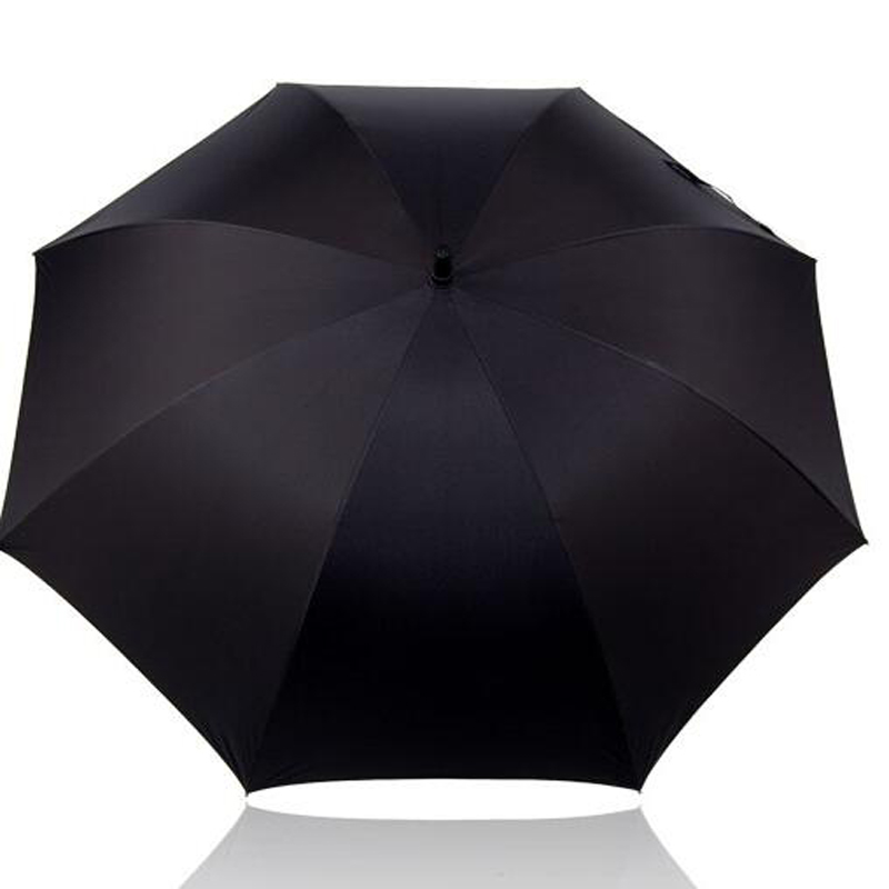 27 tommer UPF 50+ UV-beskyttelse sølvbelægning ventilator paraply