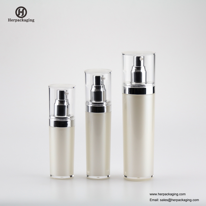 HXL321 Tom akryl, airless creme og Lotion Flaske, kosmetisk emballage, hudplejebeholder