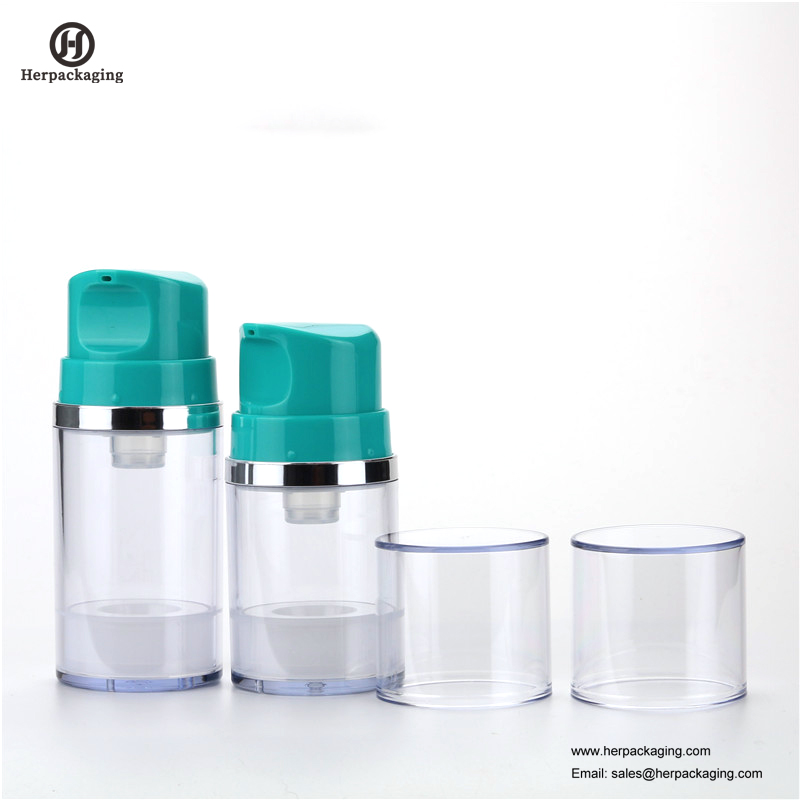 HXL415 Tom akryl, airless creme og Lotion Flaske, kosmetisk emballage, hudplejebeholder