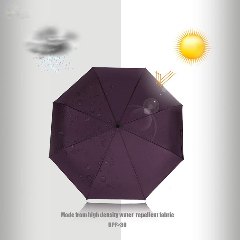 Billig pris firma gaver vare manuel åben 3 folde paraply med design