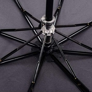 UV-beskyttelsesparaplyblomst brugerdefineret udskrivning 3 fold manuelt åbent