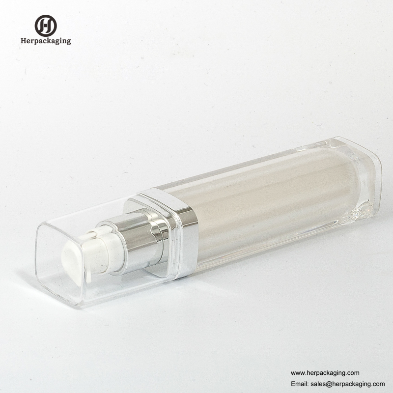 HXL3110 Tom akryl, airless fløde og Lotion Flaske, kosmetisk emballage, hudplejebeholder