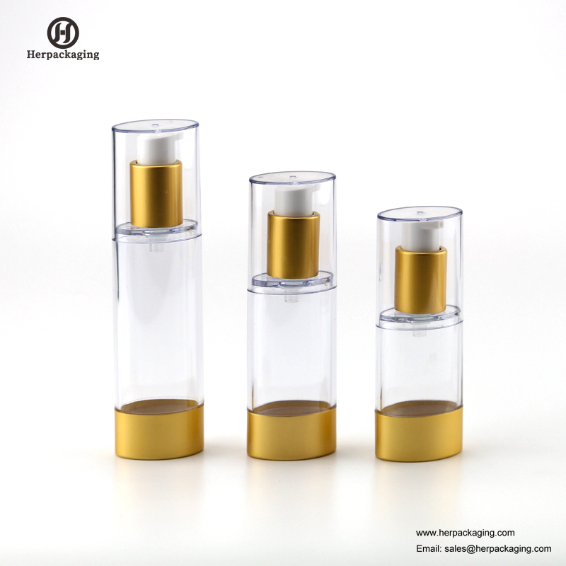 HXL4110 Tom akryl, airless creme og Lotion Flaske, kosmetisk emballage, hudplejebeholder