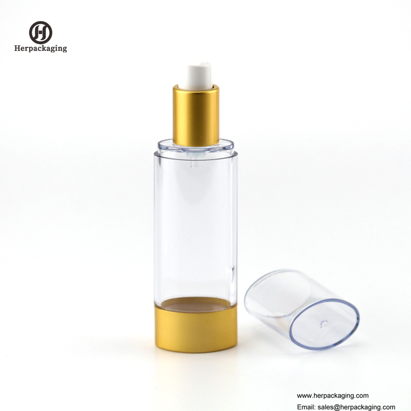HXL4110 Tom akryl, airless creme og Lotion Flaske, kosmetisk emballage, hudplejebeholder