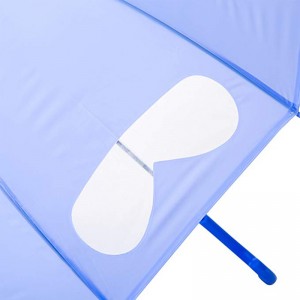 Billigere engros lige kuppelformet boble med poes klart vinduesparaply