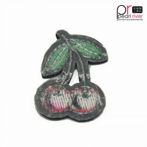 kirsebær paljetter patch