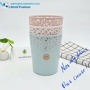 Hul rund plastik papirkurv