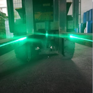 et lasergafstyringssystem rødt eller grønt