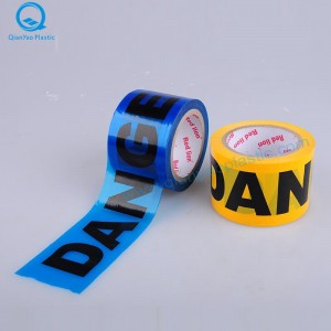 Rød / gul / blå FARE Barricade Tape, Green DANGER Barrier Tape