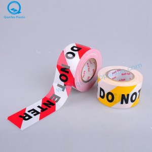 FARE INDGÅ IKKE Advarselstape, ADVARSEL INDTAG IKKE Barrikadetape, FORSIGTIG INDGÅ IKKE Barriere-bånd