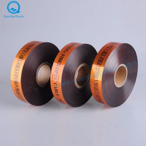 STC FARE / FORSIGTIG Begravet Hoved under detekterbar advarselstape; ITC-kabel / fiberdetekterbar advarselsbånd