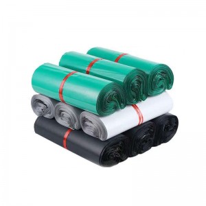 brugerdefineret plast kurer taske med pose \u0026 ups dhl ekspres taske med gennemsigtig lomme