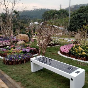 Solar Park Bench Smart City Green Produkt